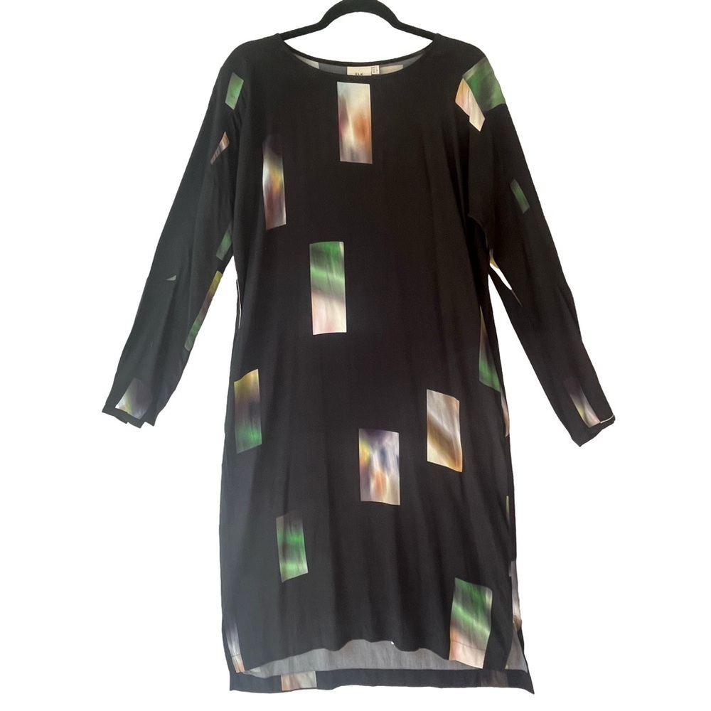 ELK Australia Geometric Sheath Maxi Dress Large
